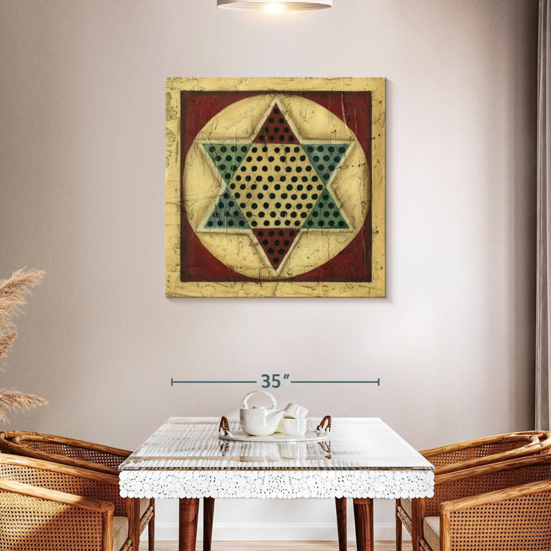 Senne Small Antique Chinese Checkers