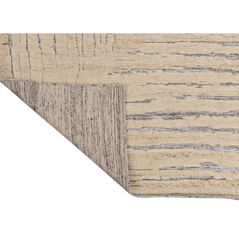 Wool Geometric Area Rug, Rectangle 8' x 10'