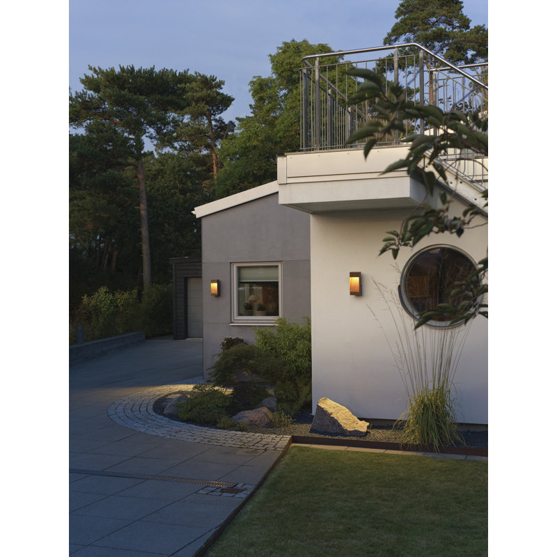 Konstsmide Rho Wall Light 10W LED Rust - Stylish Outdoor Lighting