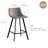 Amiayah Upholstered Counter Stool with Metal Frame-873528704-873528706