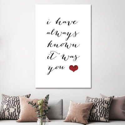 I Have Always Known It Was You by Blursbyai - Gallery-Wrapped Canvas Giclée on Canvas