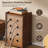 Heavy-Duty Wood-Grain Steel Cabinet: Industrial-Strength Support With An Elegant Home Aesthetic (23"W X 36"H)-278236535