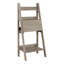 Bureau d'ordinateur, bureau personnel, ordinateur portable, incliné, H 61 po, travail, tablettes de rangement, stratifié brun, contemporain, moderne