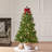 4.5' Hinged Tree With 200 Clear Lights-UL