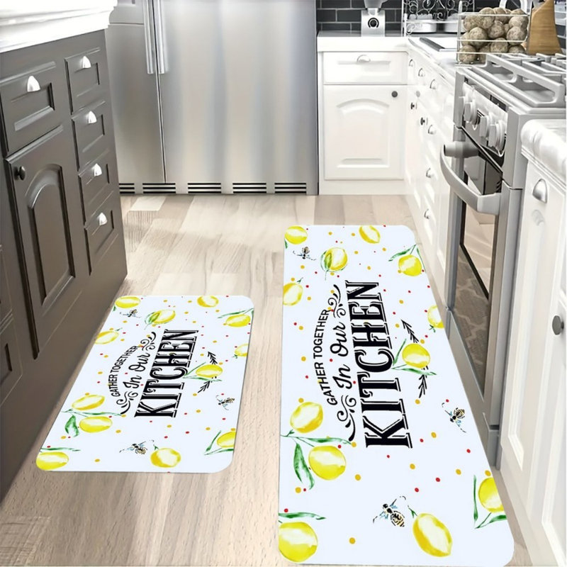Tapis de cuisine 2 pièces