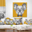 Koala avec lunettes et nœud papillon - Coussin imprimé animal-30745654-30745650