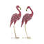 Ensemble de figurines Trombetta Flamingo