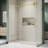 60" W X 35" D X 76" H Sliding Frameless Shower Enclosure With 3/8 Inch Tempered Glass-125928400-126249048
