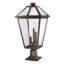 Luminaire à fixation sur mât câblé à 1 lumière Wubin-1955473645-1955473647-1955473646