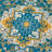Vintage Persian Medallion Boho Throw Blanket, Reversible Cotton Woven Blanket with Tassel Fringe