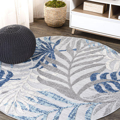 Mandalay Tropics Palm Leaves Indoor/Outdoor Rug