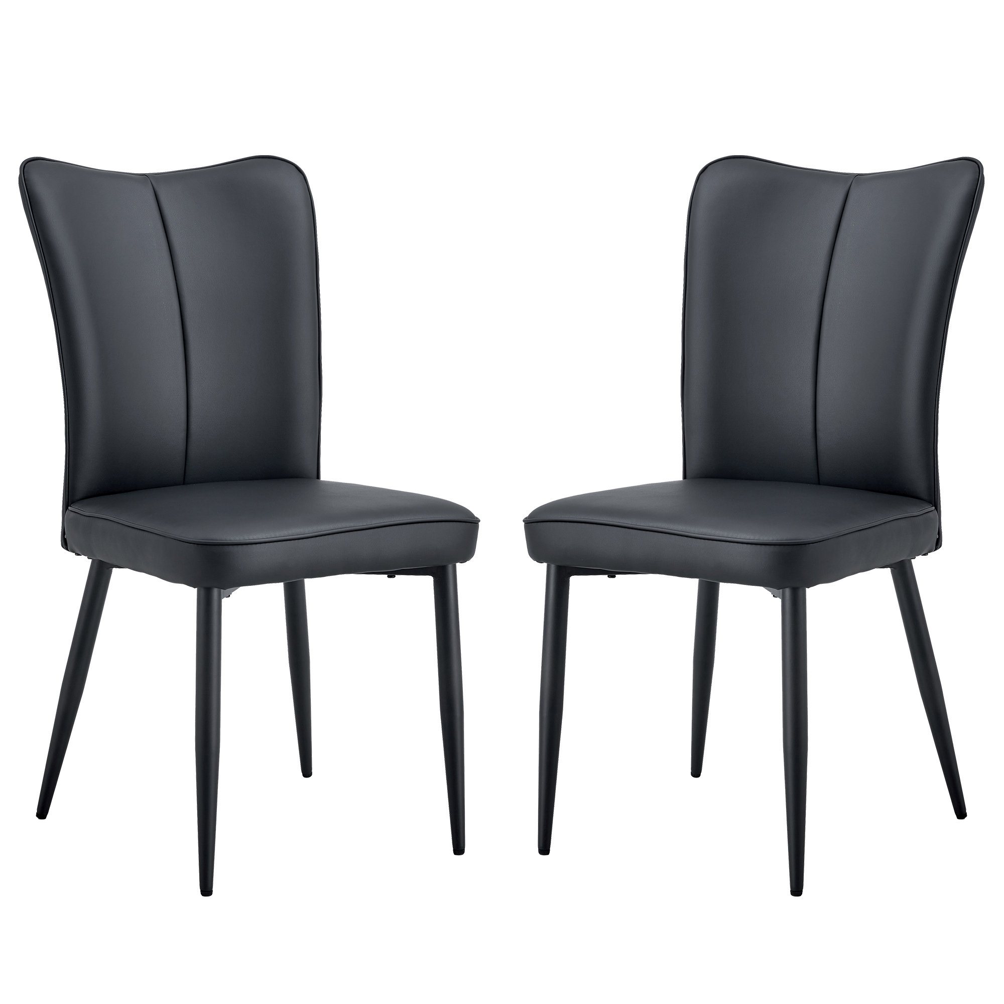 Latitude Run® Modern Two - Piece Chair Set With Vertical Backrest ...