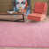 Myshaggy Collection Rugs Solid Design in Pink