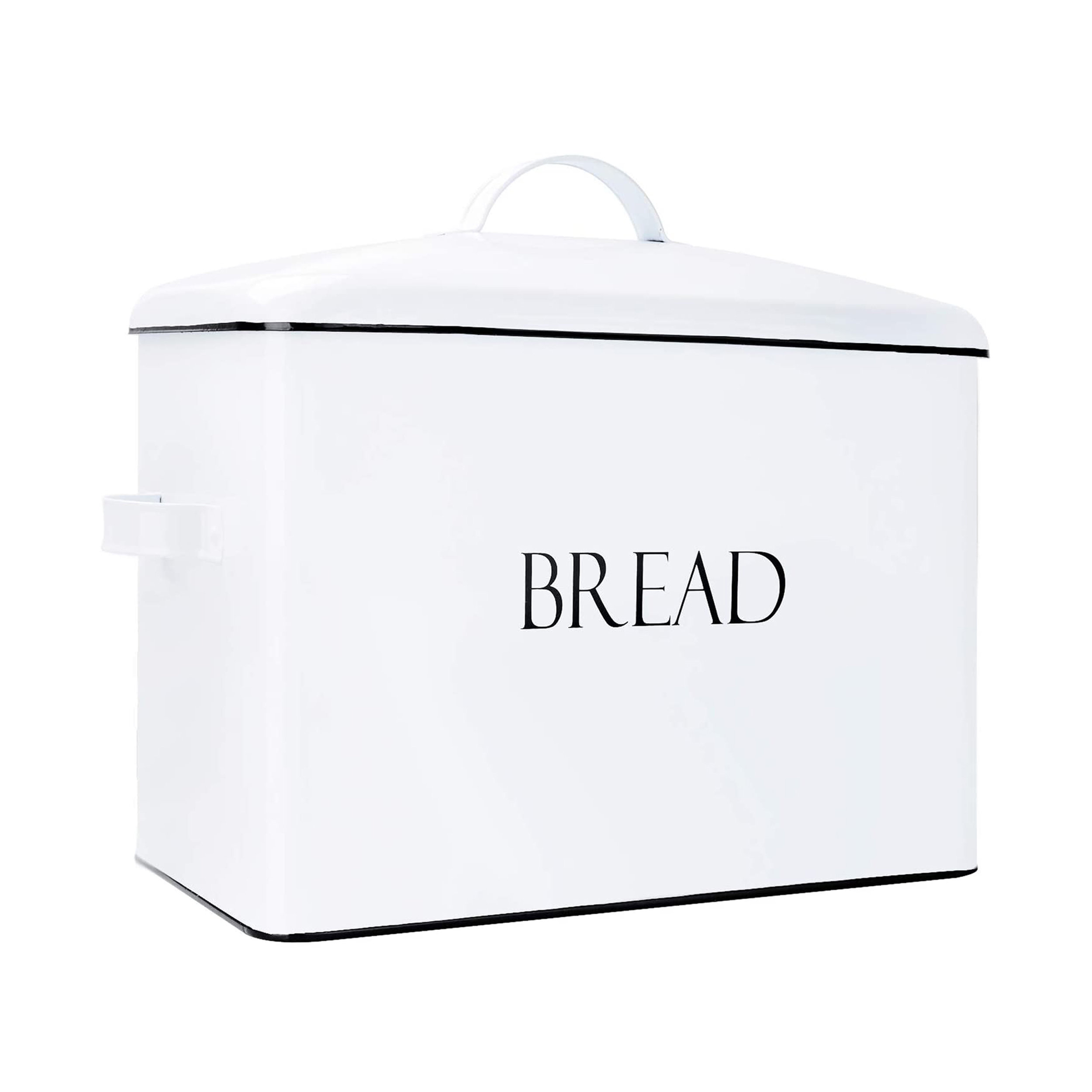 Outshine Co Metal Bread Box Bread Bin For Kitchen Countertop & Reviews ...