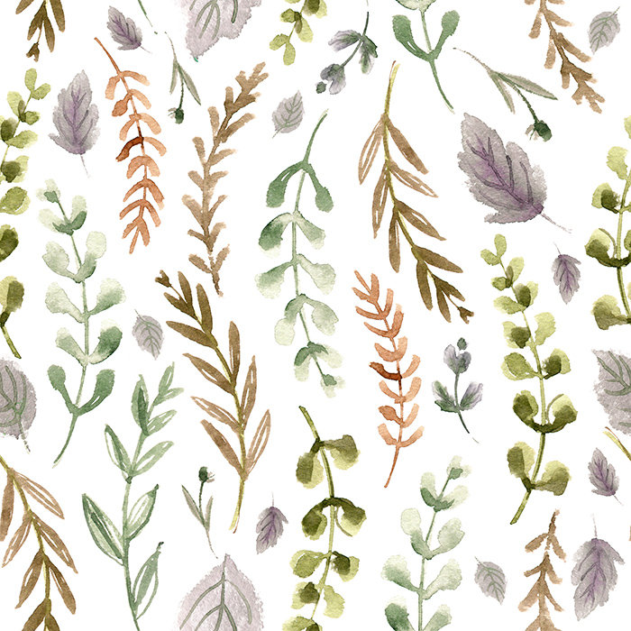 Otley Leaves Wallpaper, 416 x 254cm