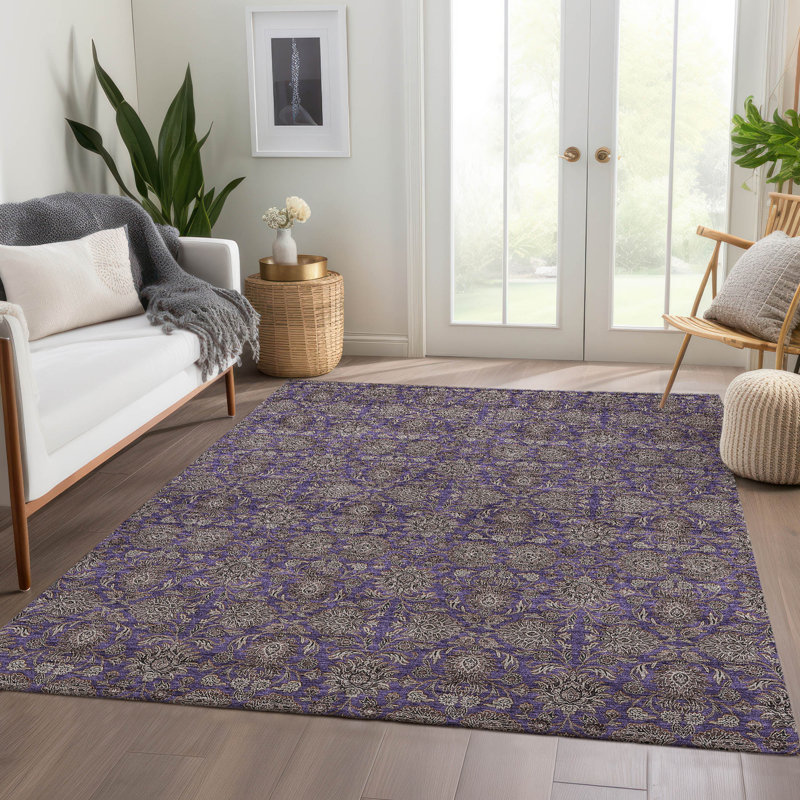 Tapis intérieur / extérieur Naadiya, Rectangle 5 pi x 7 pi 6 po