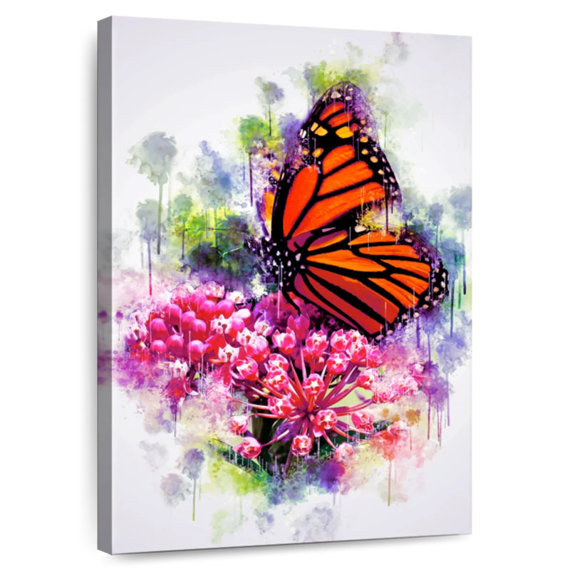 Brampt Garden Monarch Butterfly, 30" H x 20" W