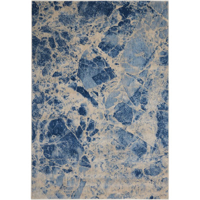 Tapis bleu