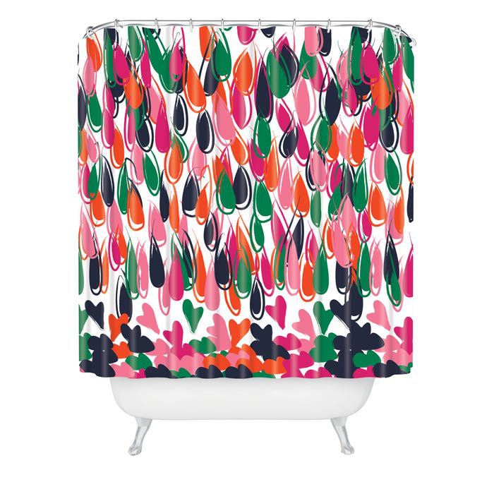 Vy La Geometric Shower Curtain