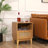 Kunkle Wood Rattan Nightstand-1391403014