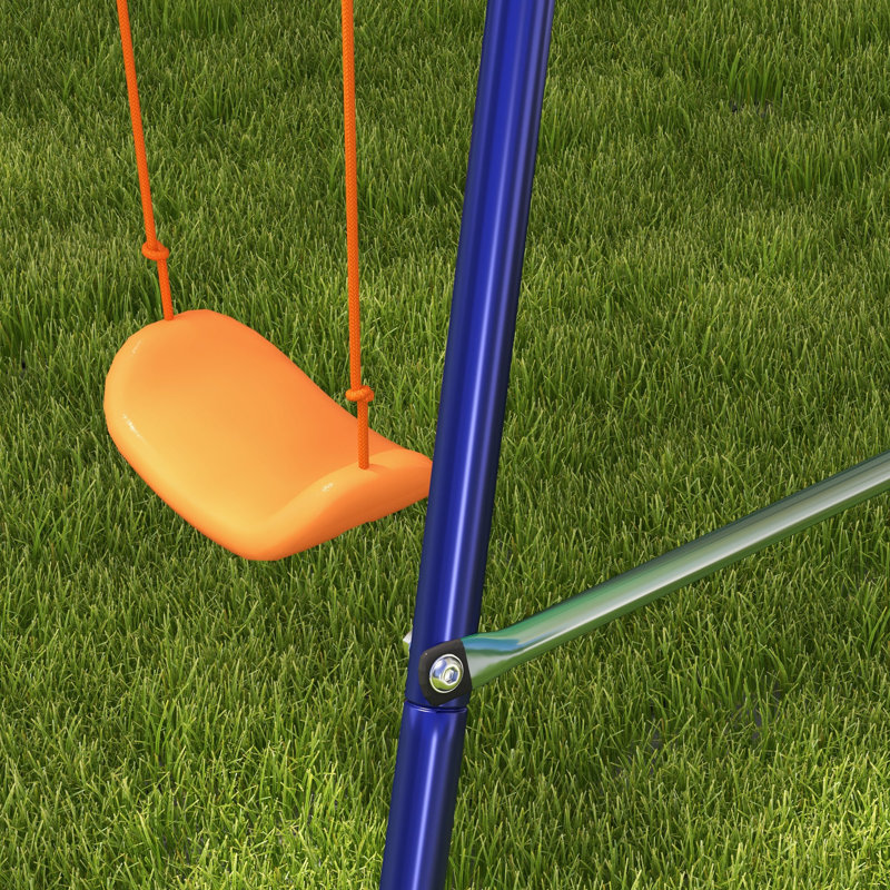 Outsunny Swing Set with 2 Swing(s)