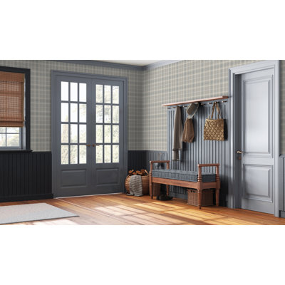 Syreena Peel & Stick Plaid Double Roll