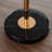 2 Pcs Adjustable Side Table Small Tea Round Side Table Marble Decorative Pedestal End Table
