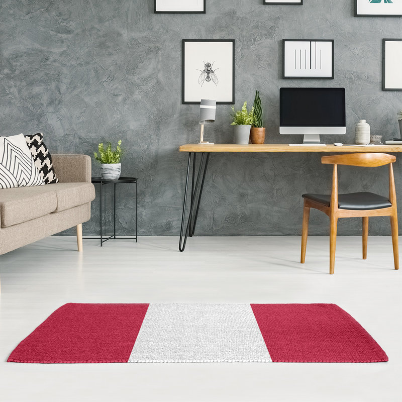Chenille Indoor Rug, Rectangle 5' x 7'