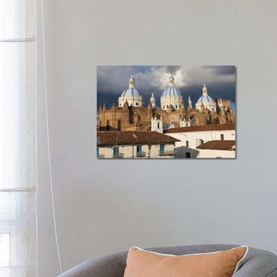 Low Angle View Of A Cathedral, Immaculate Conception Cathedral, Cuenca - Wrapped Canvas Print