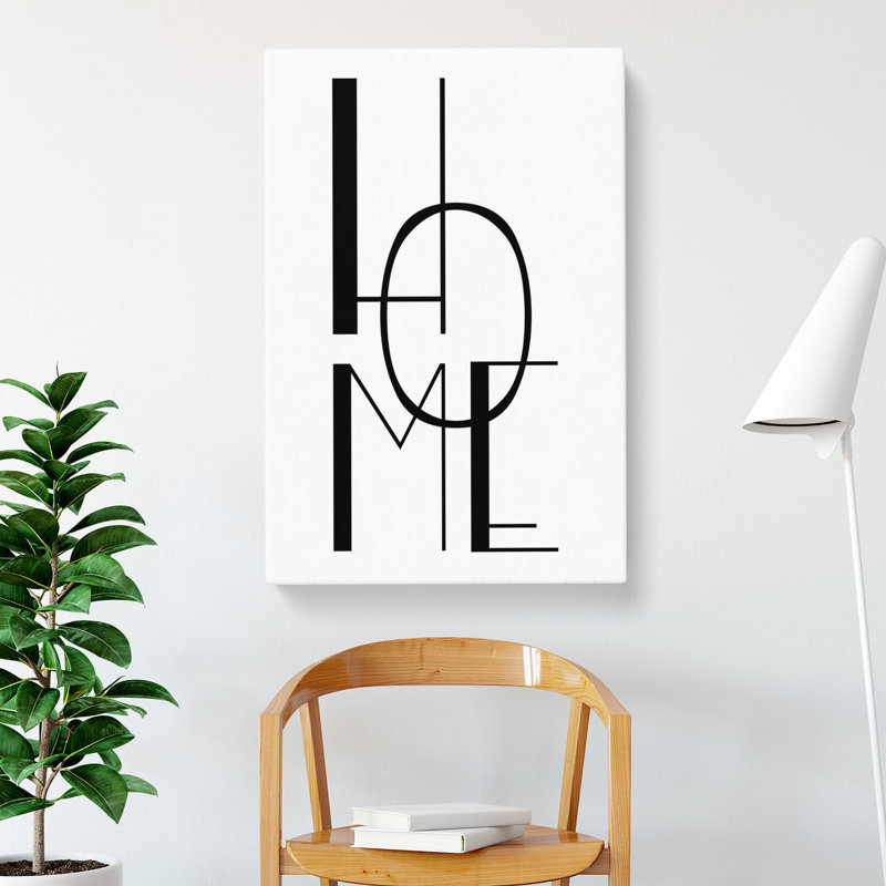 Home - Wrapped Canvas, 91cm H x 60cm W x 3cm D