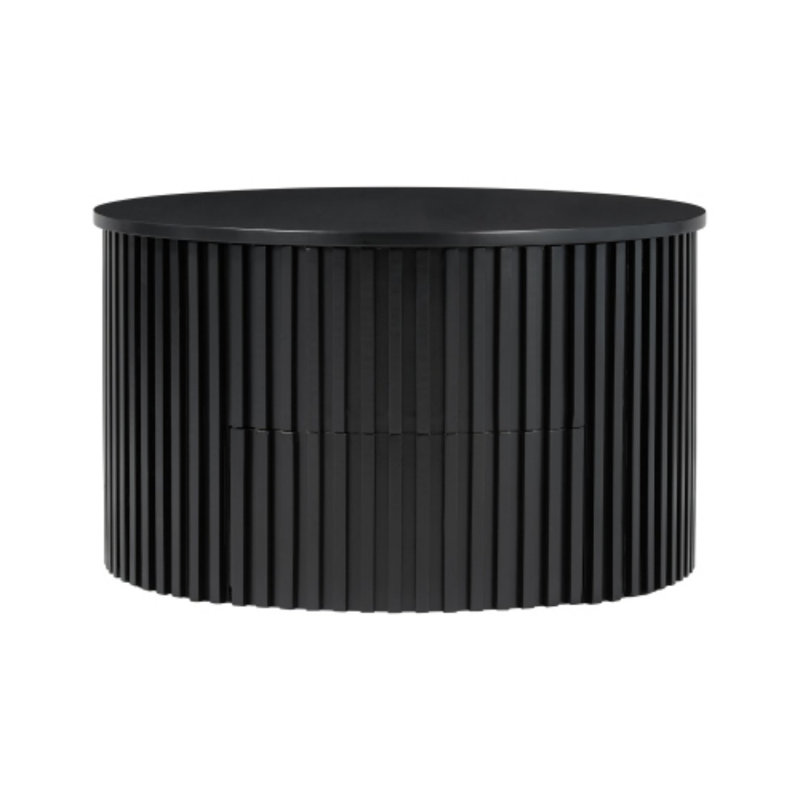 Table basse 29,8 po Mid Century Modern, Black