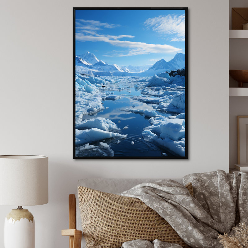 Paysage et nature, impressions sur toile, H 40 po x l 30 po x P 1,5 po, Cadre flottant noir