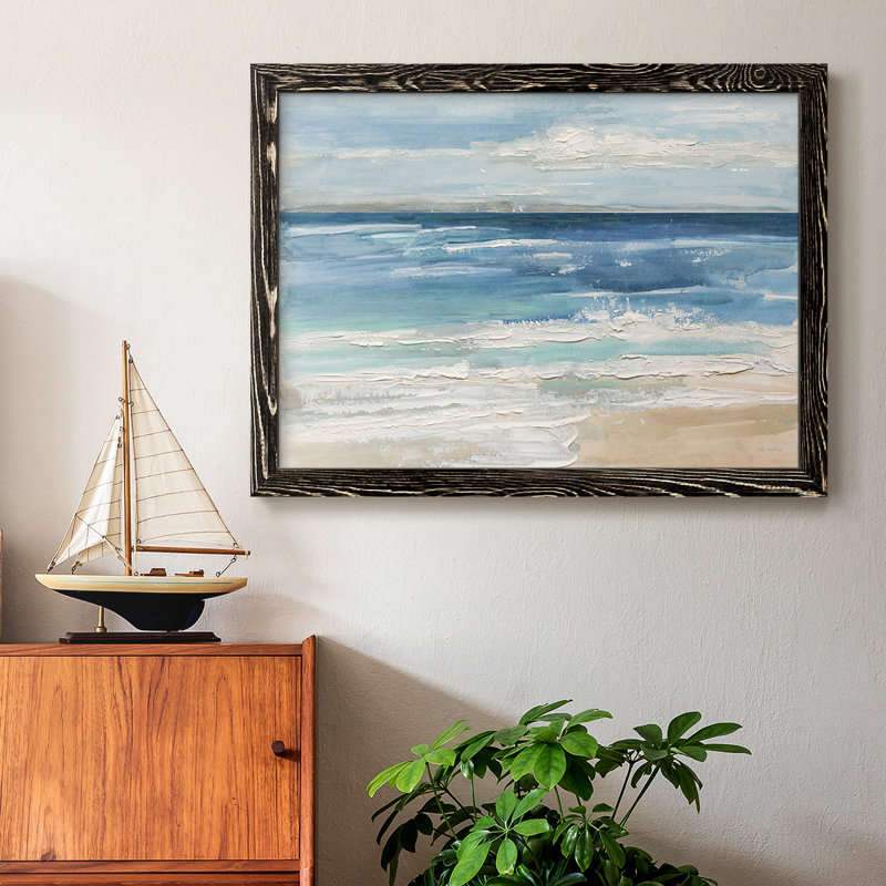 Ocean Waves I, reproduction d'art sur toile, Noir, H 22 po x l 32 po