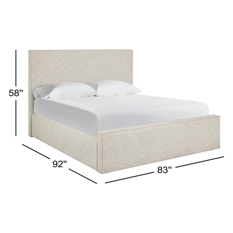 Drift Upholstered Bed King, King