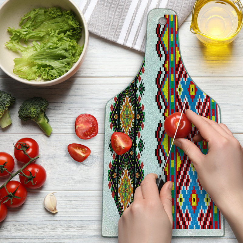 Multicolore planche à découper Ambesonne