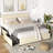 Upholstered Metal Platform Storage Bed-1181041573