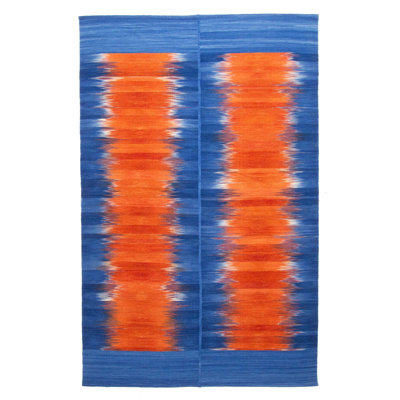 Ankara FW  Blue Kilim 5'0" x 8'0"