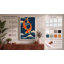Dancing Koi Japandi - Wrapped Canvas-754947449-754947455