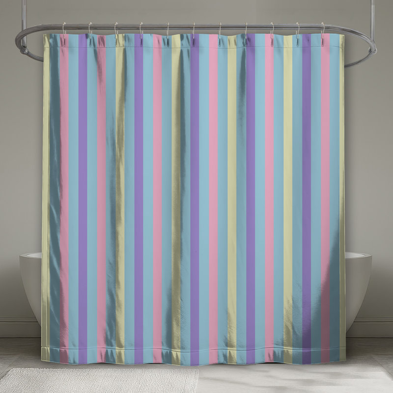 Rideaux de douche Pastel, L 70 po x H 84 po