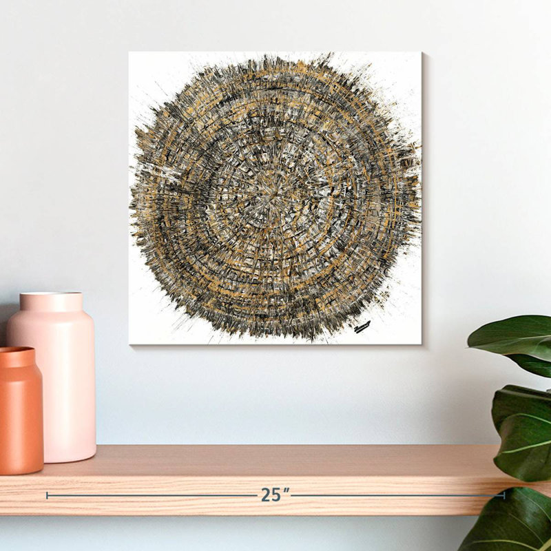Mysterious Tree Ring, 16" H x 16" W