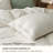 Bedsure Modern & Contemporary 100% Washed Linen Duvet Cover Set (Set of 3)-123119613-123119612