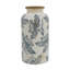 Vase à fleurs avec motif floral