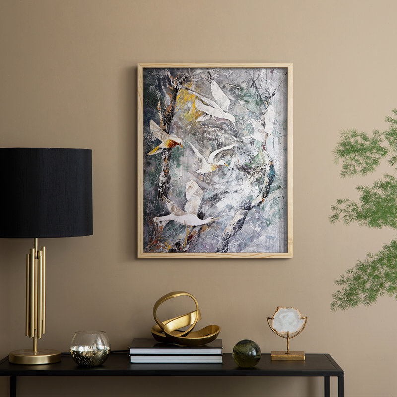 ANIMALS Series XVIII, reproduction encadrée - bois massif, 30'' H x 24'' W