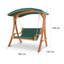 Blumfeldt 2 Person Porch Swing with Canopy