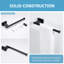 Porte-serviettes mural en acier inoxydable SUS304-121903406