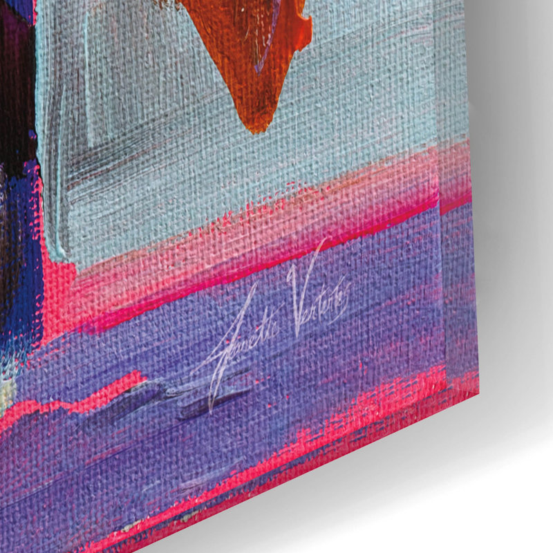 'Electric' by Jeanette Vertentes Acrylic Glass Wall Art, 16" H x 12" W x 0.13" D
