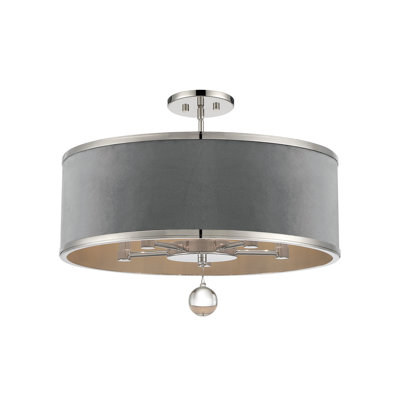 Luminaire suspendu tambour 5 lumières