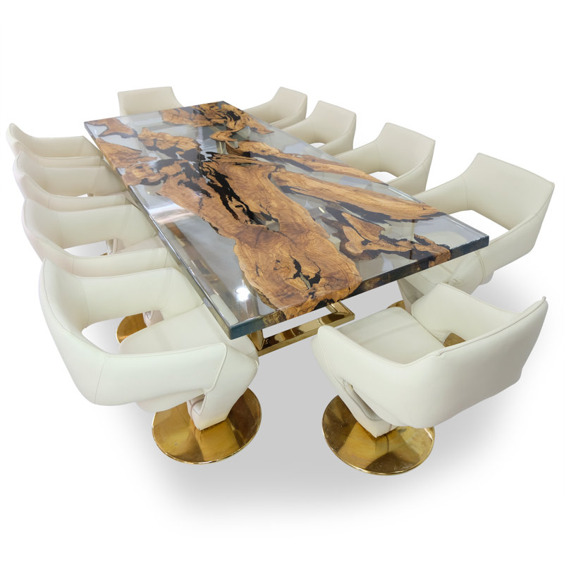 Abruzzo Dining Table, 48" W x 108.3" L