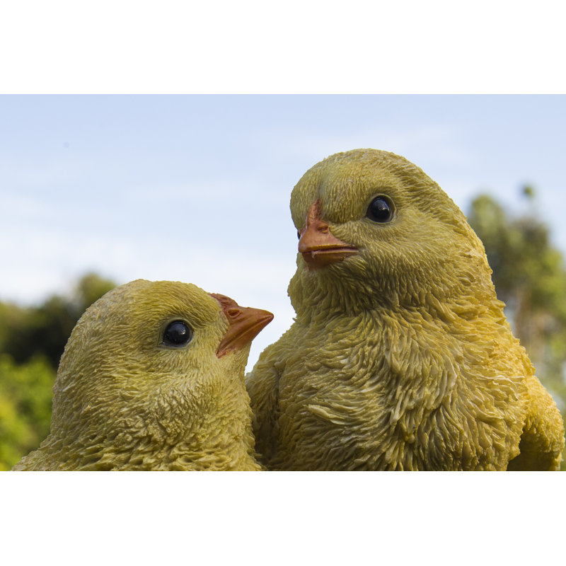 Playful Chicks Garden Statue