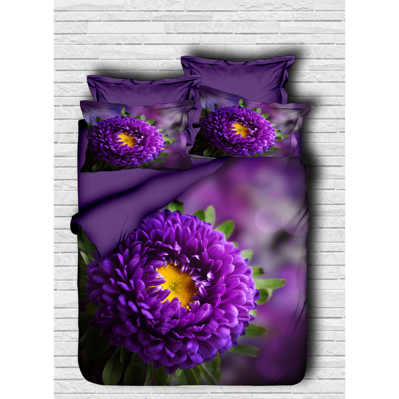 Quaylon Floral Duvet Cover Set with Pillowcases Included